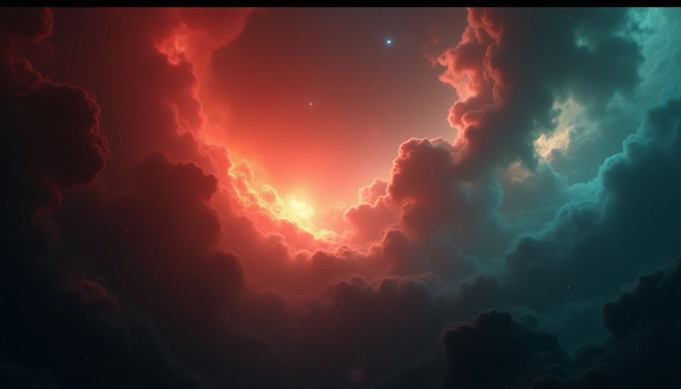 A glowing nebula where new stars are born
